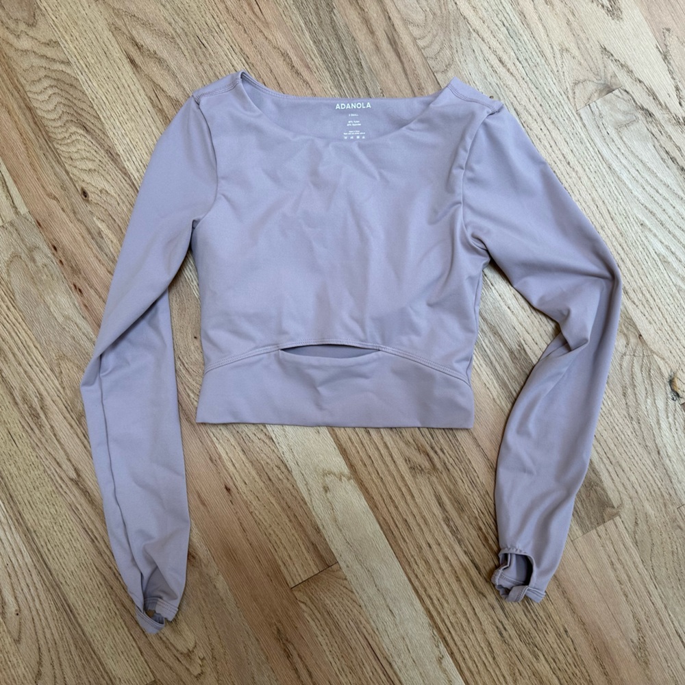 Adanola Work-Out Top with Built-In Bra
